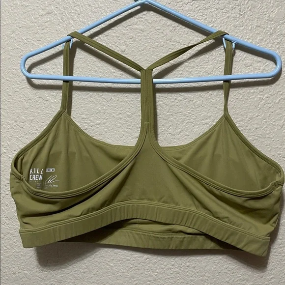Kill Crew Women's Sport Bra. Lot of Two- One Black And One Olive. Size XXL. - Picture 9 of 10